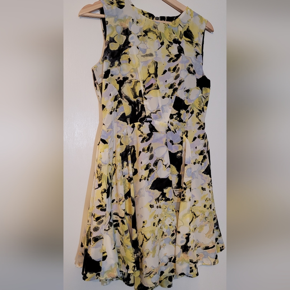 Abstract Fit & Flare Dress by Bar III